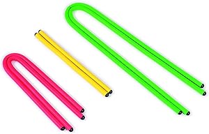 IdeaWorks Gorilla Ties - Reusable Ties for Hanging Items - Rust-Free Material - for Indoor & Outdoor Use (6, Assorted Length)