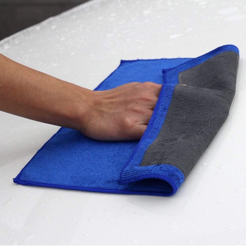 Clay Bar Towel, AutoCare Fine Grade Microfiber Clay Towel Automotive Detailing Towel Clay Bar Alternative for Car Detailing, Creative Gift-Blue, 1 Pack: Automotive