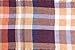 Lucky Leaf Women Winter Checked Pattern Cashmere Feel Warm Plaid Infinity Scarf (Burgundy Yellow Plaid)
