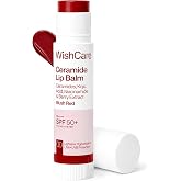 WishCare Tinted Ceramide Lip Balm with SPF50 PA++++ - Kojic Acid &amp; Niacinamide - For Lip Lightening &amp; Protection-Blush Red