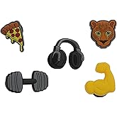 Crocs Jibbitz Charms Sports 5-Packs | Jibbitz for Crocs, Get Swole, Small