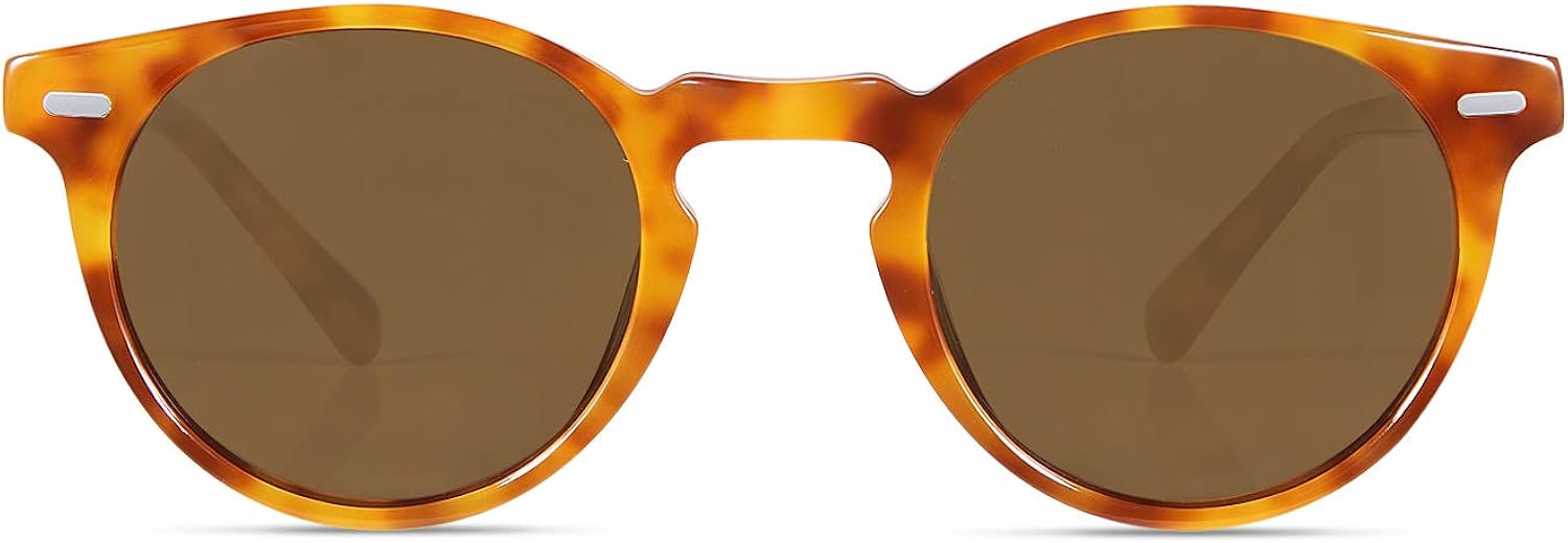 CANYEUX Vintage Round Polarized Sunglasses for Women and