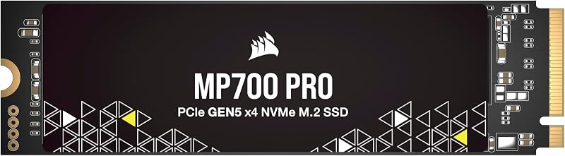 Corsair MP700 PRO 2TB PCIe Gen5 x4 NVMe 2.0 M.2 2280 SSD Black