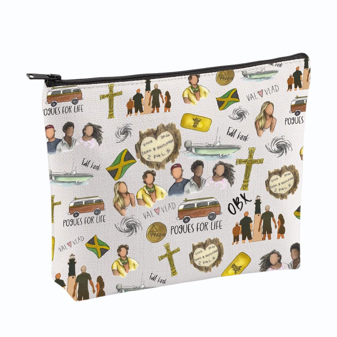 PYOUL Outer TV Show Gift Pogue Friend Makeup Bag OBX North Carolina Friends Cosmetic Bag OBX Merch (Pogue Friend Bag)