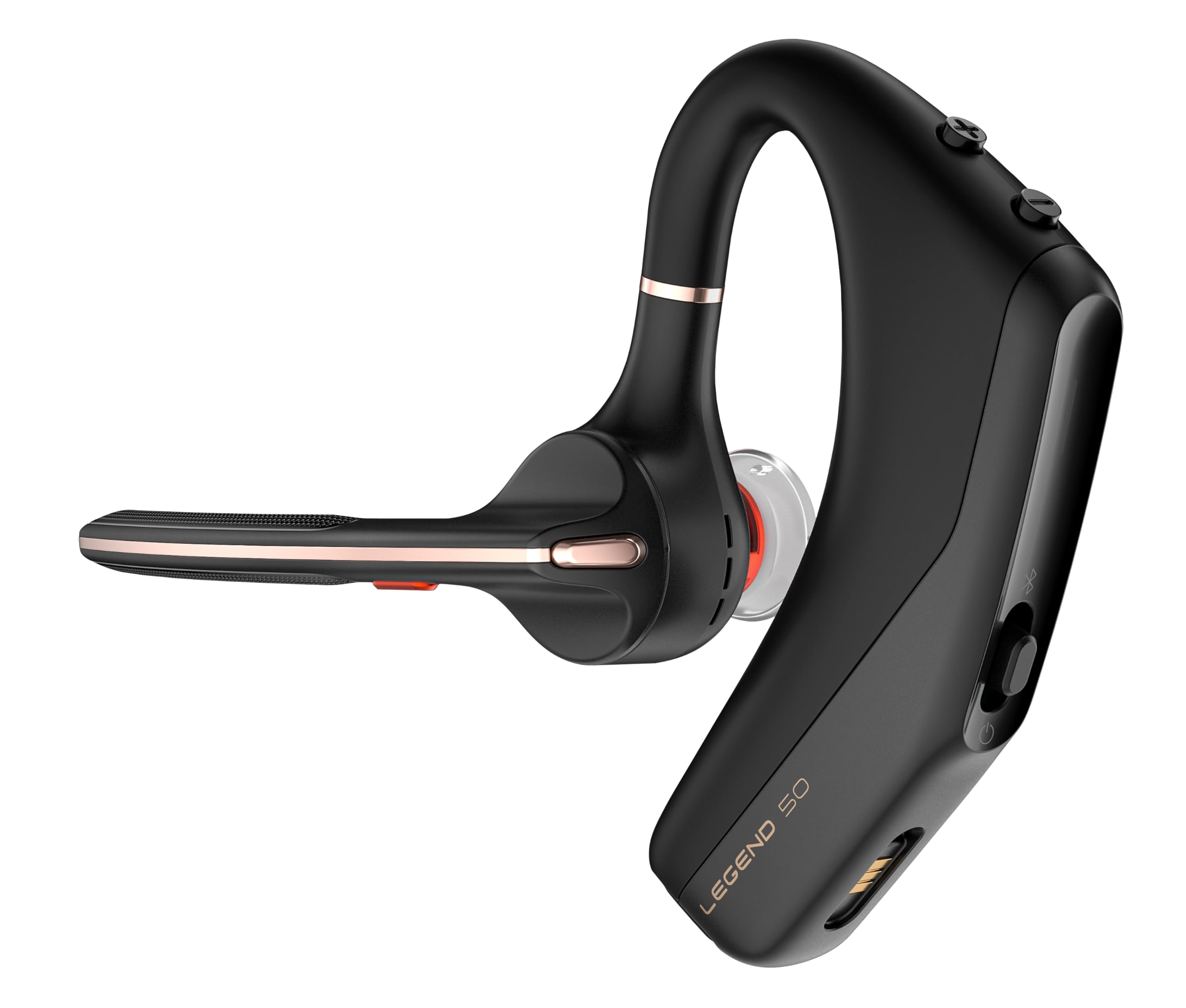 Photo 1 of Poly Voyager Legend 50 - Bluetooth Headset - Wireless Headset with Mic - Four Noise-Canceling Mics, AI Noise Block & WindSmart Technology - Connectivity & Smart Call Controls - All-Day Comfort