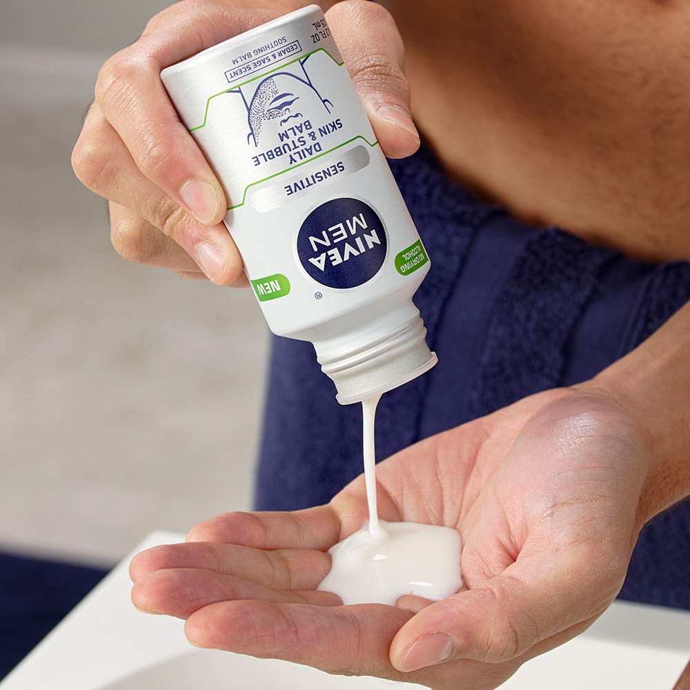 nivea for men sensitive stubble moisturising gel