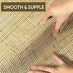 24" Width Square Rattan Cane Webbing Roll 9 Feet
