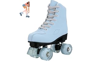 jessie Roller Skates for Women, Frosted Roller Skates Adjustable Holographic Women Roller Skates Speed Skates for Women Roller Skates Adults for Girls Indoor Outdoor