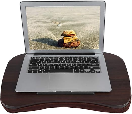 Table Portable Pour Lit Ergomi Coussin Bureau Pour Ordinateur Portable - Support Lit/canapé - Rembourré, Antidérapant - Max 17" Coussin Bureau Portable