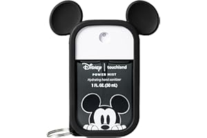 Touchland & Disney Special Edition Hand Sanitizer + Mist Case, Scented & Stylish Hydrating Sanitizer Spray Bundle, Travel Size, Dye Free