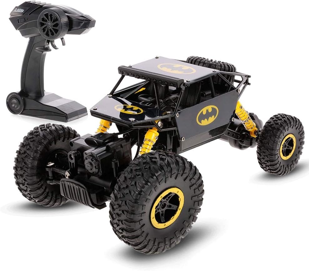Mpotow RC Car Remote Control Car 1:18 2.4G 4WD Rock Crawler RC Buggy Climber Car RC Drift Racing Car Children's Remote Control Buggy Carry 7.4V 700mAh Li-po Battery