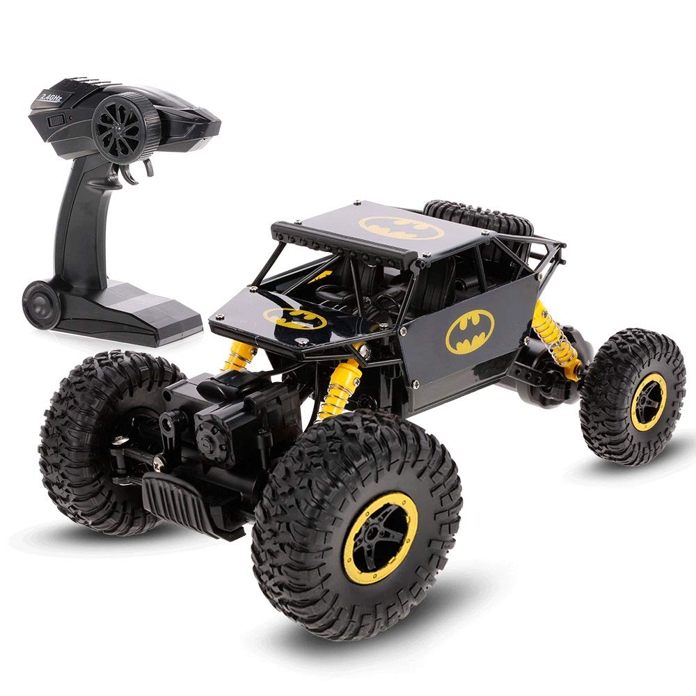 Mpotow RC Car Remote Control Car 1:18 2.4G 4WD Rock Crawler RC Buggy Climber Car RC Drift Racing Car Children's Remote Control Buggy Carry 7.4V 700mAh Li-po Battery