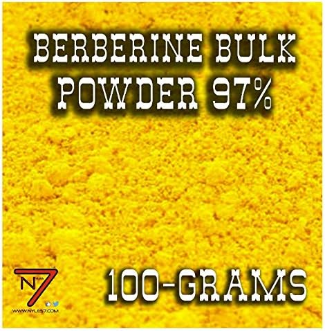 Berberine 97% Bulk Powder 100 Grams Not Irradiated