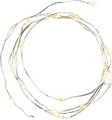Lights4fun Indoor Fairy Lights 1m 20 LED Warm White Battery view 3