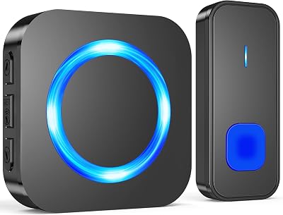 SURFOU Wireless Doorbell 400m Range 55 Tones Waterproof Plug In Kit