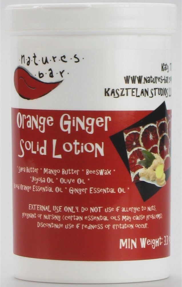 Handcrafted Natures Bar Shea Lotion - ORANGE GINGER