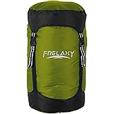 Frelaxy Compression Sack, 40% More Storage! 11L/18L/30L/45L/52L Compression Stuff Sack, Water-Resistant & Ultralight Sleeping Bag Stuff Sack - Space Saving Gear for Camping, Hiking