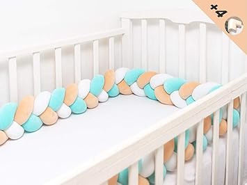 braided crib bumper safety