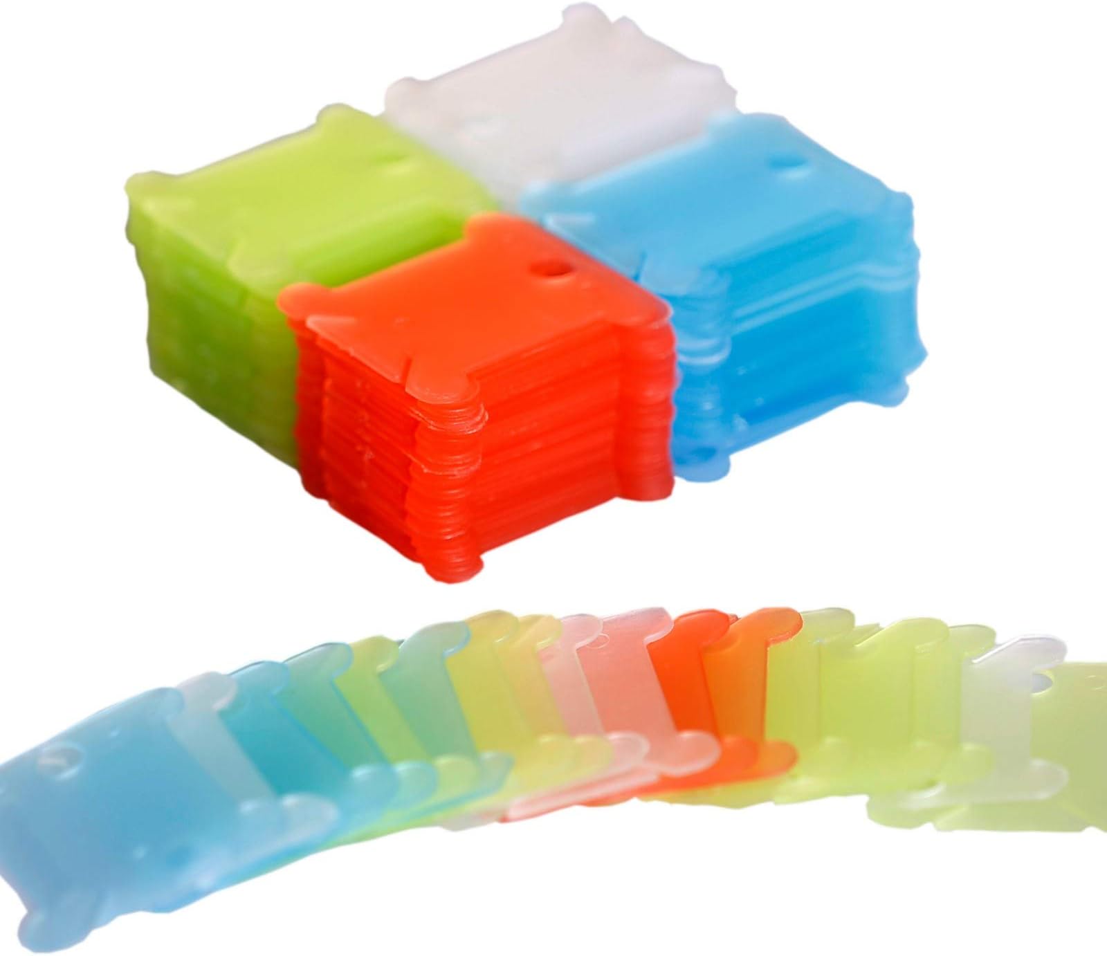 10000 Pcs Plastic Bobbins Card for Cross Stitch Embroidery Floss&Craft DIY Sewing Thread Organiser Storage Holder