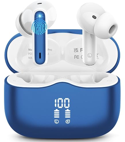Wireless Earbuds, Bluetooth 5.3 Headphones In Ear Hi-Fi Stereo Noise...