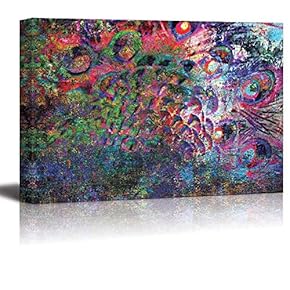 Vibrantly Colored Abstract Art - Canvas Art Home Art - 12x18 inches