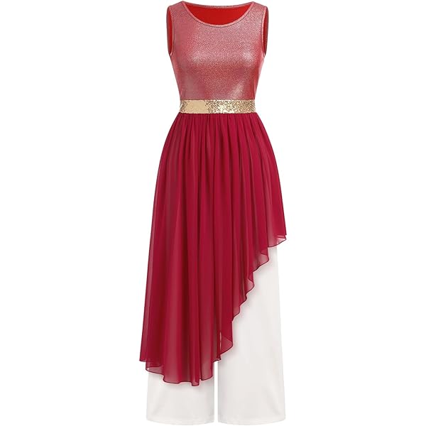 HULIJA Women's Sleeveless Praise Dance Tunic Overlay Liturgical Worship Dance Cover Up Maxi Dress Black Small