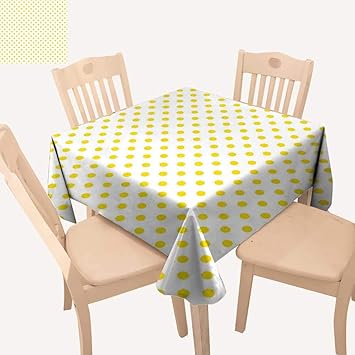 Amazon Com Haommhome Yellow Printed Tablecloth Picnic Like Cute