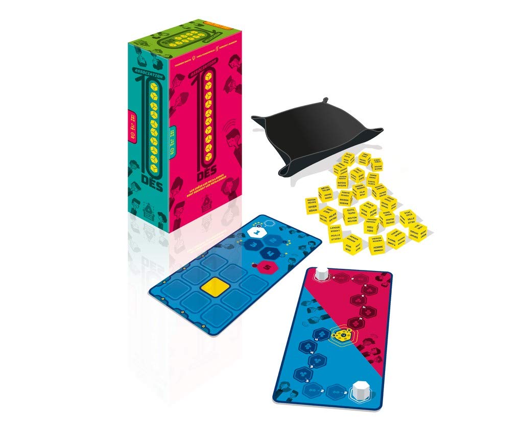 Act In Games - 10 dice board game, ACT028AS, multicoloured