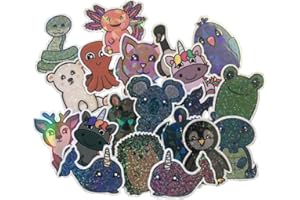 20 Handmade Vinyl Stickers, For Water Bottles, Lap Tops, Journals, Party Favours, Girls, Boys, Adults Gifts. Handmade Small B