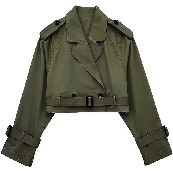 ジャケット・アウター L'Or Cropped Trench Jacket L'Or Cropped Trench Jacket