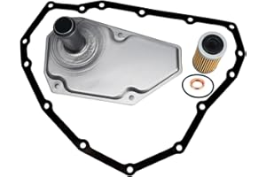 RARAYC RE0F11A JF015E CVT Transmission Filter & Oil Pan Kit Compatible With 2012-2019 Nissan Versa/Sentra/Note Replaces 33010-JF015 31726-28X0A