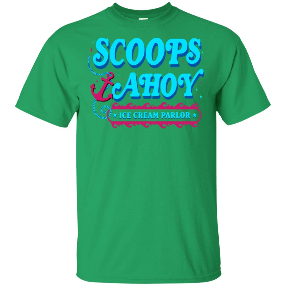 Scoops Ahoy Ice Cream Parlor T Shirt Jznovelty