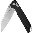 Kershaw Iridium Reverse Tanto Folding Pocket Knife, Sleek 3.4 inch D2 Steel Blade, DuraLock Locking Mechanism, Aluminum Handle, Designed in the USA