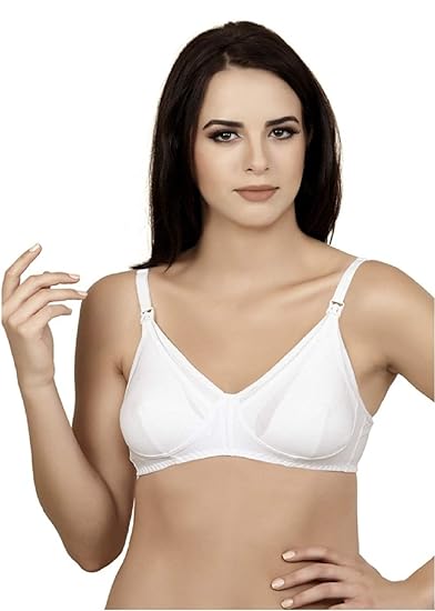 Woman's Feeding Bra Full Cup Cotton Breast Feeding Nursing Maternity