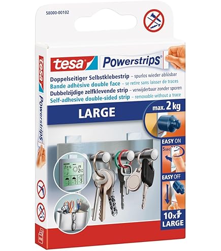 Tesa Powerstrips Click Velcro Adhesive Pads For Clicking On And Off - View #10