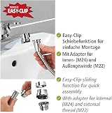 WENKO Shower for Handbasin Handheld Shower with 150 cm Hose Silver view 3