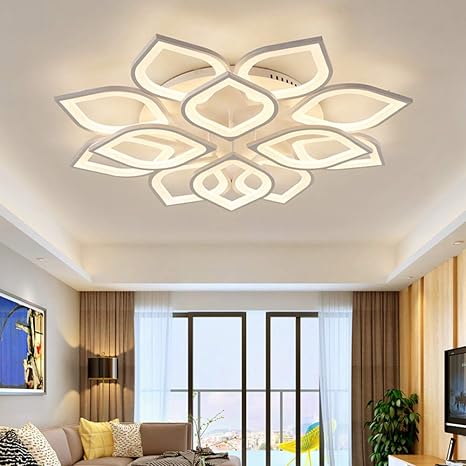 flush lighting for living room