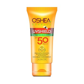 Oshea UVShield Sun Block Formula SPF 50, White, 60 g