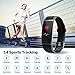 Letsfit Fitness Tracker, Activity Tracker Watch with Heart Rate Monitor, IP68 Standard Smart Watch with Step Counter, Calorie Counter, Call & SMS Pedometer Watch for Women Men Kids