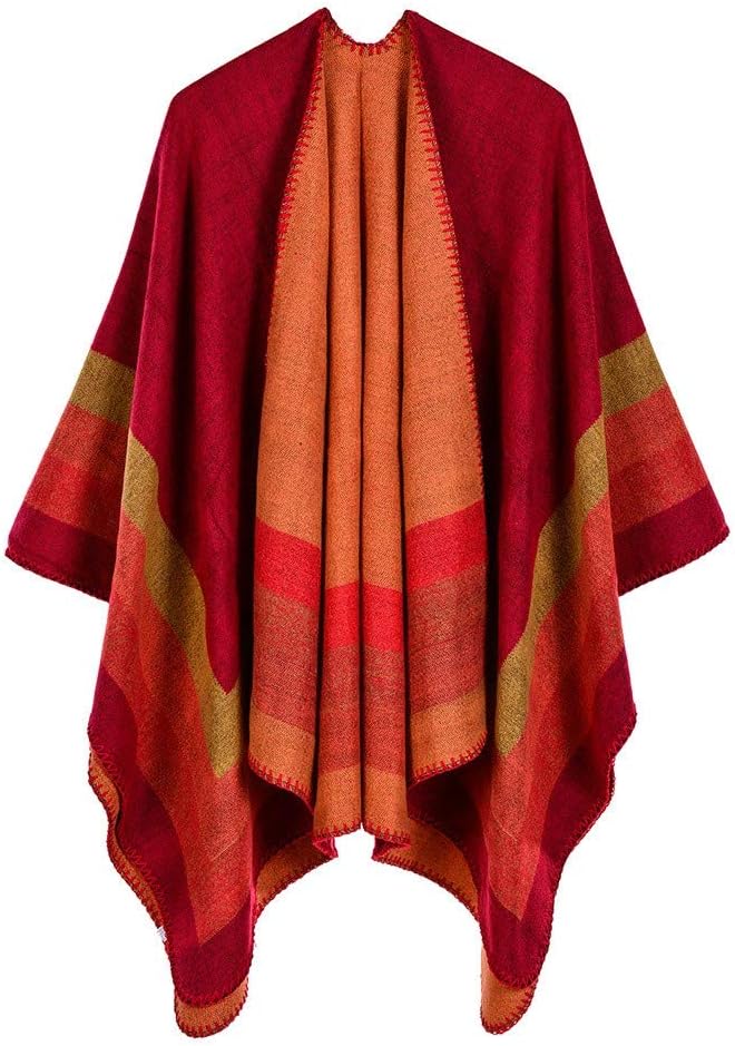 Scarf shawl ladies four-bar large border slitted jacquard shawl