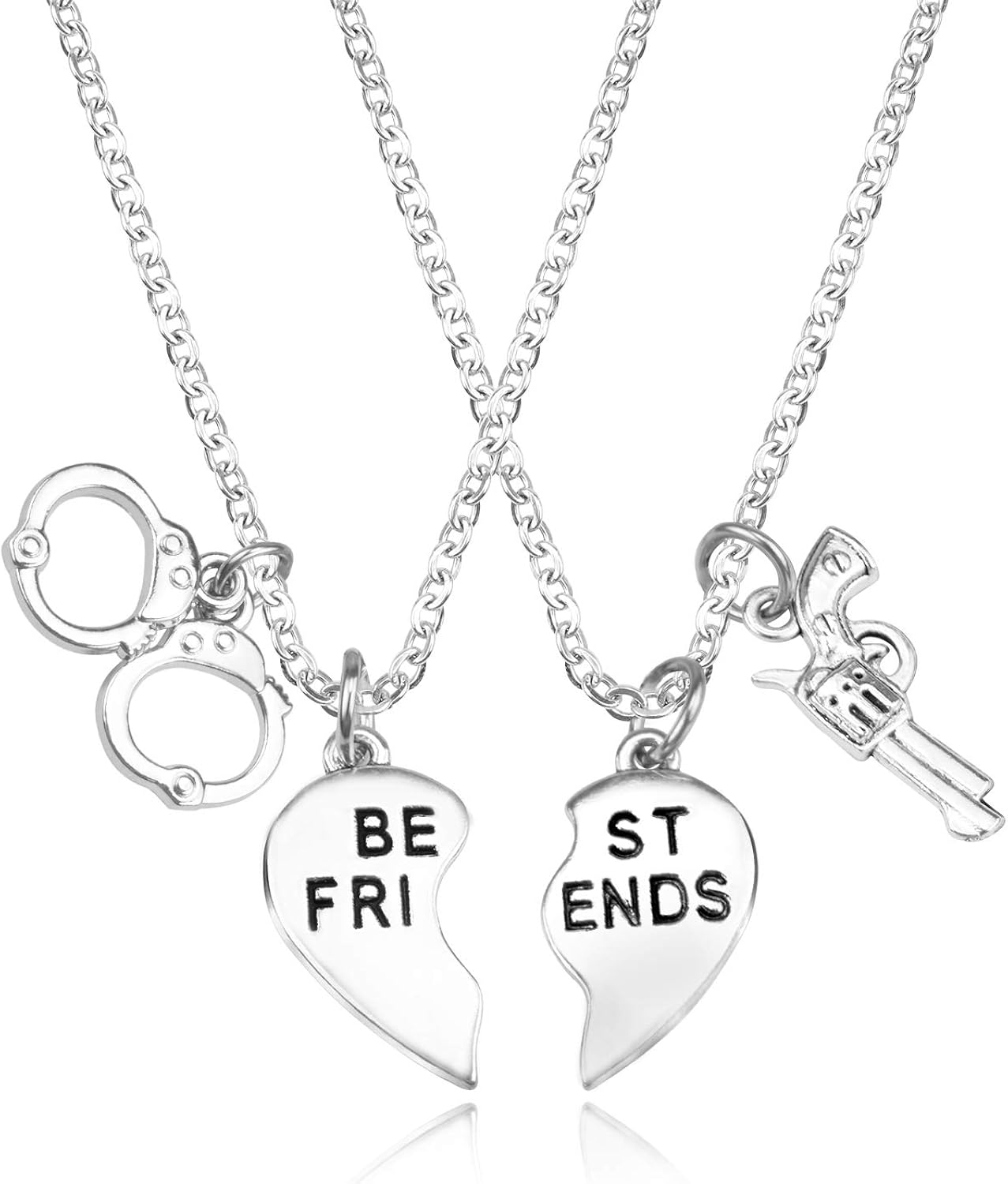 LLsuy Best Friend Necklaces for 2 Friendship Necklace Set