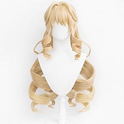 maysuwell Cosplay Wig for Anime Wigs Short Blonde