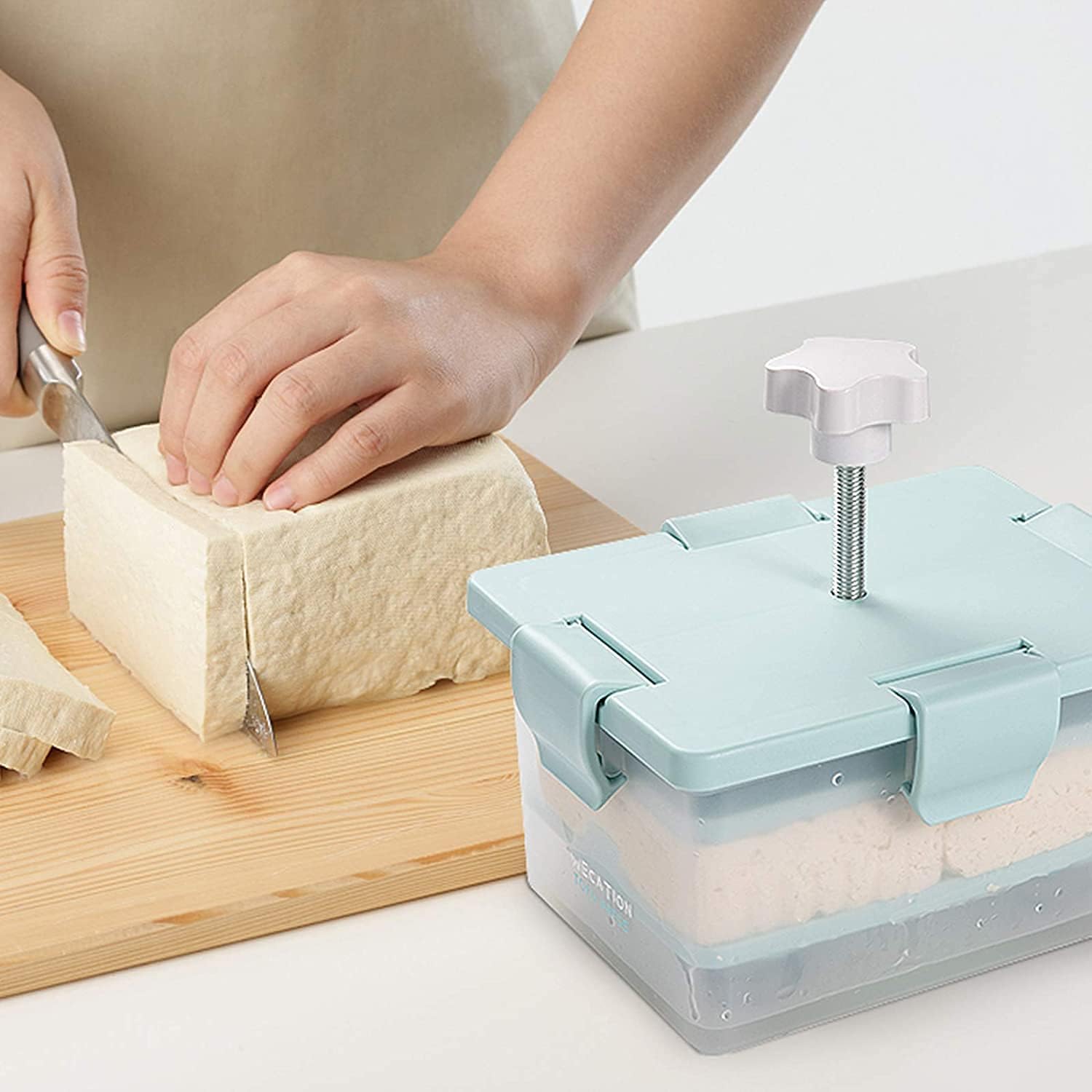 Tofu Press, Large Tofu Presser Removed the Water from Tofu for Better