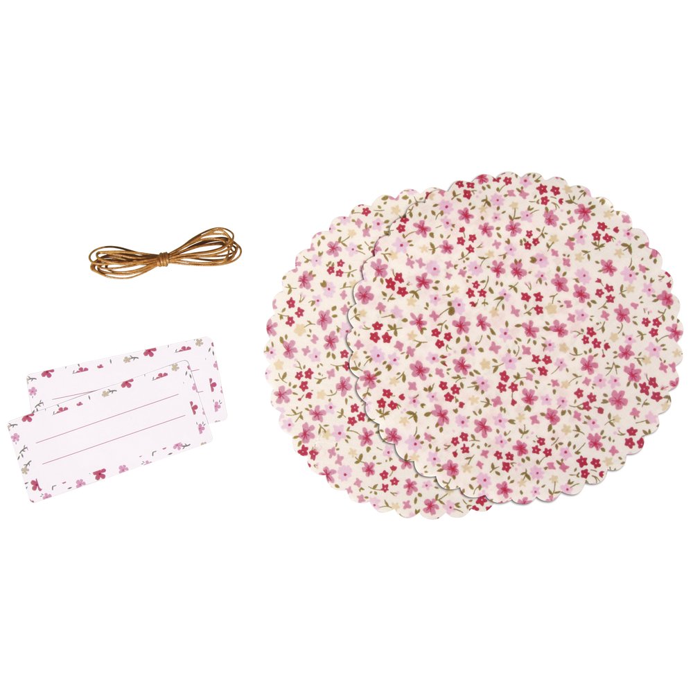 Rayher 68003000 Decorative Set for Jam Jar Flowers Self-Service Bag/Pack of 1