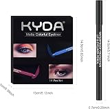 Ownest 14 Colors Eye Shadows Eyeliner Set Metal/Matte Waterproof Pencil 14 Color view 8