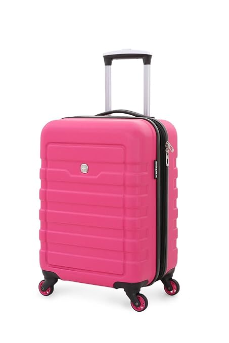 Swiss Gear. ABS 19 Pink Hard Sided Suitcase & Trolley Bag