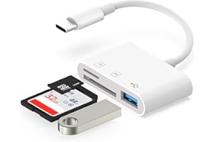 O-MEI STARS SD Card Reader USB C, Sd Card Reader for Android,SD Card Reader for iPhone 15/Laptop, Sd Card Adapter, SD Card Reader for More Type C/USB-C Devices