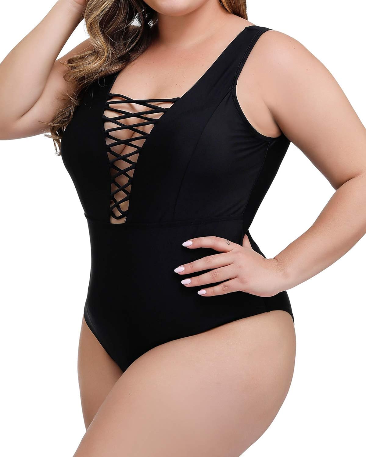 white claw one piece bathing suit