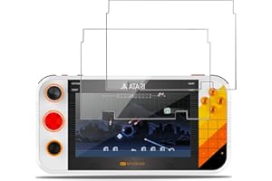 NOUKAJU Screen Protector for My Arcade Atari Gamestation Go, HD Tempered Glass,9h Hardness,Scratch,Anti-Fingerprin,Tempered G