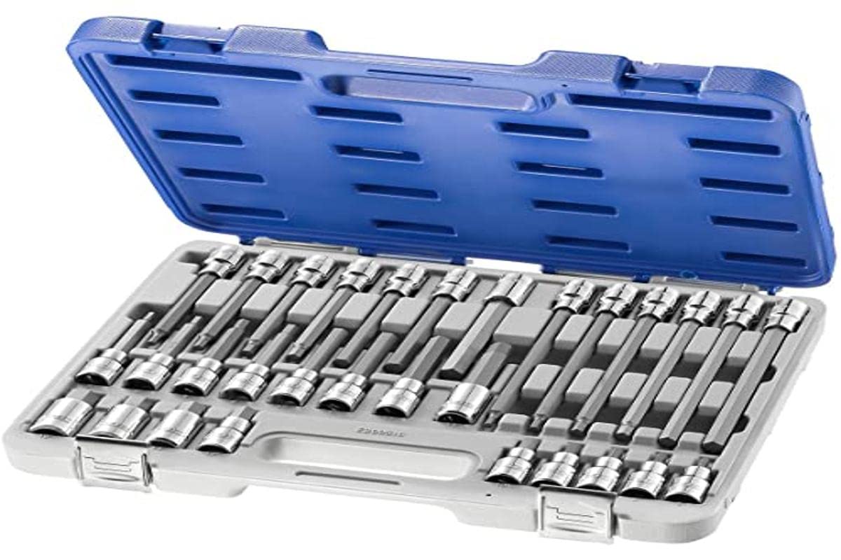 'EXPERT E200516 1/2 Inch Bit Socket Set – Hex – 26 Pieces